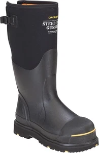 Dryshod Slip Resistant Steel-Toe Gusset Work Safety Shoes for Mens, Black - M12 - Picture 1 of 8