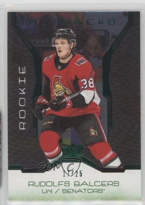2019-20 Upper Deck Buybacks Green /25 Rudolfs Balcers #49 Rookie RC - Image 1 of 2