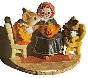 Wee Forest Folk M-177 "TEA For THREE, Edición Halloween" Retirado Como Nuevo Con Caja WFF - Imagen 1 de 6