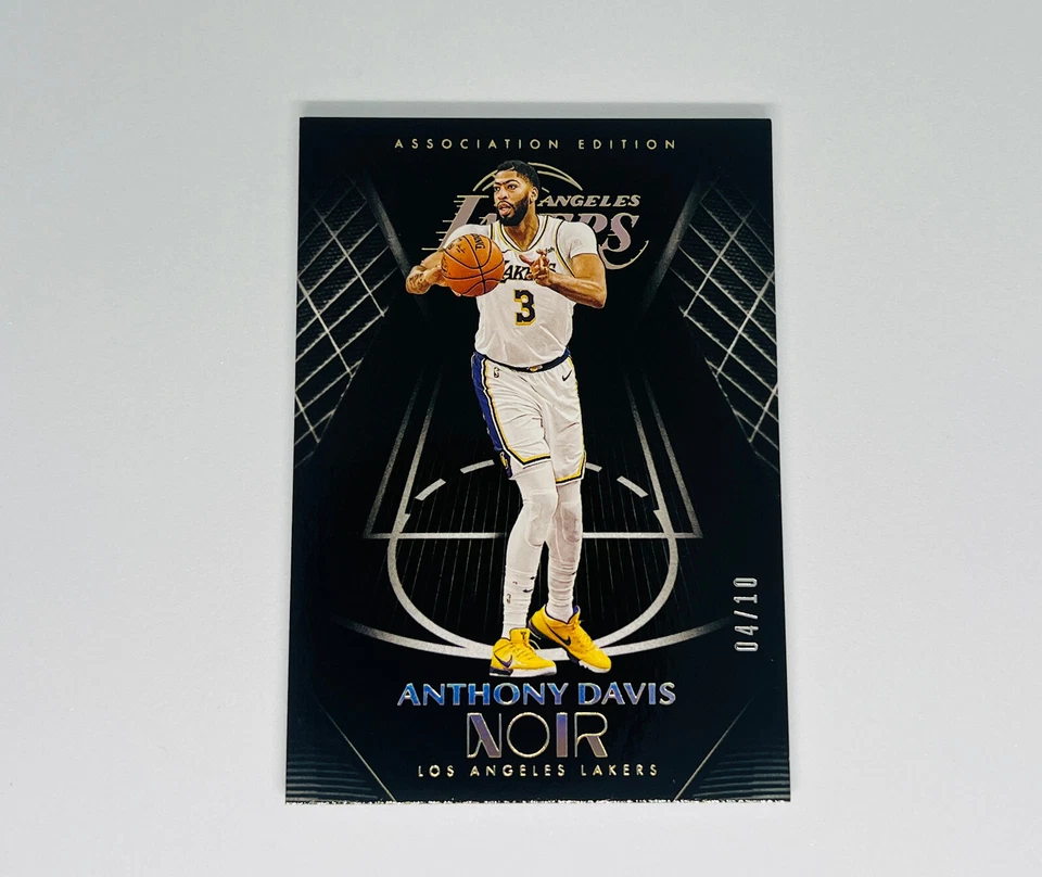 Anthony Davis 2019-20 Panini Noir #33 Association Edition #/10 - Image 1 of 3