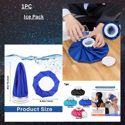 Hot & Cold Reusable Ice Bags Pain Swelling Relief Flexible Design