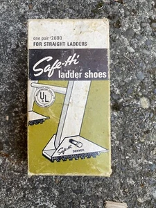 Vintage Safe-Hi Ladder Buty #2600 w oryginalnym pudełku z instrukcją nigdy nie używane! - Zdjęcie 1 z 9