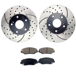 Front Brake Rotors and Ceramic Pads for 2003 - 2009 2010 2011 2012 Honda Accord - Bild 1 von 9