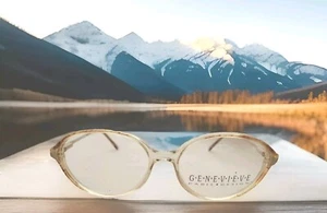 AUTHENTIC GENEVIEVE PARIS DESIGN EYEGLASS FRAME MO FLELICIA 135 BRN/GOLD $95.00 - Picture 1 of 6