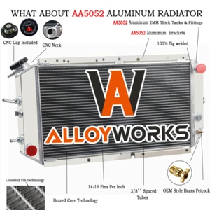 For Subaru Leone L Series 1979-1984 Brumby 1979-1994 AT/MT Aluminium Radiator - Picture 1 of 11