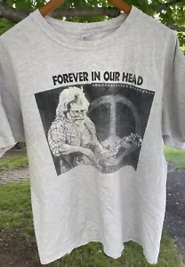 Vtg Jerry Garcia Forever In Our Heads Grateful Dead T Shirt 90s Mens XL *Stains* - Picture 1 of 24