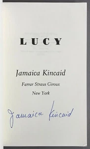 SIGNED / Advance Reading Copy Jamaica Kincaid Lucy FSG 1990 - Picture 1 of 9