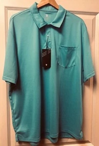 NWT TBY Travels Together With You Blue Golf Polo Men's Size 2XL - Picture 1 of 3
