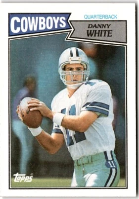 1987 Topps #261 Danny White Cowboys - Image 1 of 2