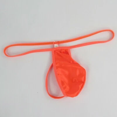 Tanga contorneada K445 K445Y para hombre tejido satinado brillante Foto 1 de 4