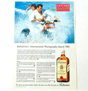 Anuncio Original Vintage De Ballantine's Finest Scotch Whisky 1987 D369 - Imagen 1 de 4