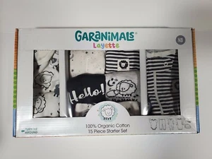 Garanimals Layette organic cotton neutral colors15 pieces N/B,0-3 MONTHS,3-6 mon - Picture 1 of 14