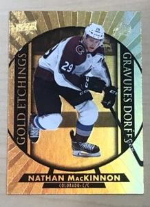 2020 - 21 NATHAN MACKINNON GOLD ETCHINGS G-5 TIM HORTONS CANADA NHL HOCKEY CARD - Picture 1 of 2