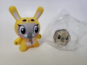 Kidrobot Dunny 2018 Wild Ones serie Elephant di Linda Panda 3 pollici - Foto 1 di 1