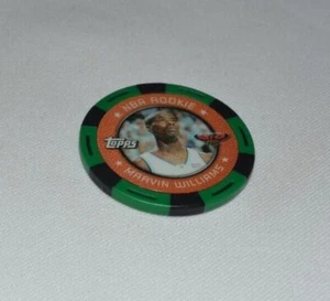 2005 TOPPS NBA COLLECTOR CHIPS - MARVIN WILLIAMS NBA ROOKIE GREEN & BLACK CHIP - Picture 1 of 3