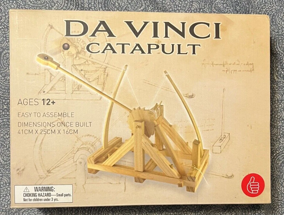 Wood Model Kit Leonardo da Vinci Catapult new in box - Image 1 of 4