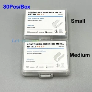 Dental Proximal Anterior Strips Twin Matrices Matrix Strip Sectional Bands S/M - Picture 1 of 19