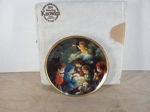 "Come Let Us Adore Him," Precious Moments Bible Stories Collectors Plate - Picture 1 of 3