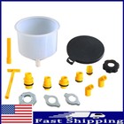 15Pcs Car Radiator Coolant Filling Funnel Kit Reusable Auto Coolant Flush Kits