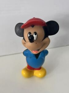 Jouet en caoutchouc compressible vintage baignoire souris Disney Mickey.
