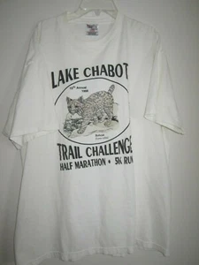 VTG Tshirt Fantastic Bobcat Logo XL white USA Single Stich 1998 PowerPro Oneita - Picture 1 of 5