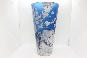 Vase in glass paste, relief decoration with polar motifs Signed "Gallé" - Picture 1 of 16
