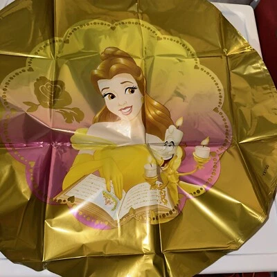 Decoración de fiesta Bella de la Bella y la Bestia ~ Top de pastel/cupcake, colgante, 2 globos Foto 1 de 4