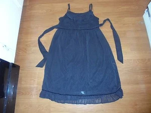 Cherokee black and white polka dot sundress girls L 10-12 - Picture 1 of 3