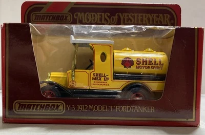 Matchbox Models of Yesteryear - Y-3 1912 Model T Ford Tanker Shell Motor Spirit - Image 1 of 4