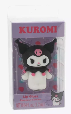 Sanrio Kuromi Figural Raspberry Lip Gloss NEW IN PACKAGE - Image 1 of 3