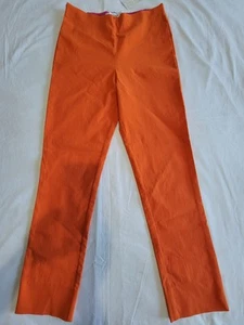 Gretchen Scott Gripeless Pull On Tangerine Pants Size S - Picture 1 of 12