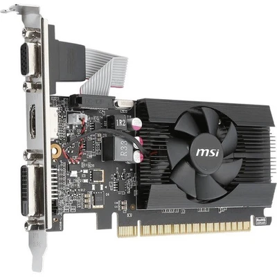 MSI NVIDIA GeForce GT 710 Graphic Card - 2 GB DDR3 SDRAM - Low-profile - Image 1 of 4