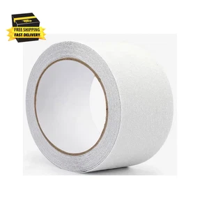 Grip Tape anti Slip Tape 3 Inch, 20 Feet, White Heavy Duty Non Skid Tape for Sta - Picture 1 of 2