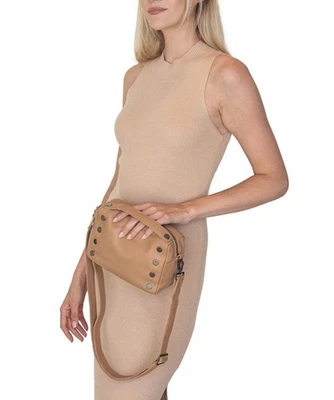 Hammitt Evan Crossbody in Biscotti & Gunmetal - Image 1 of 4