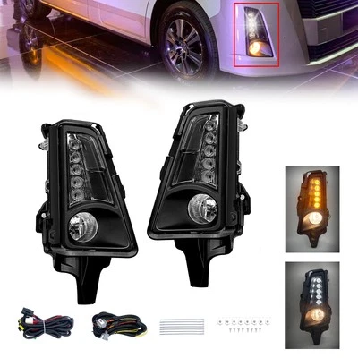 Luces antiniebla LED para Toyota Hiace 2019 2020-2025 luces de parachoques delanteras + DRL + cableado Foto 1 de 4