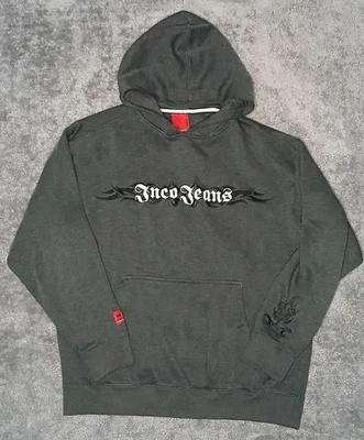 De colección Años 90 Y2K JNCO Jeans Sudadera con Capucha Monopatín Sudadera Bordada Hombres Talla L Foto 1 de 4