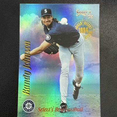 1994 Score Select Skills Randy Johnson #SK1 名人堂-西雅图水手队-钻石后卫队 — 第 1/4 张图片