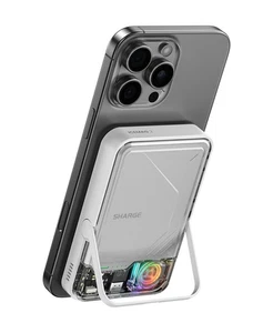 sharge ICEMAG 2 MagSafe Power Bank, 15W Qi2 Chargeur Portable Magnétique avec - Photo 1 sur 9