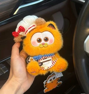 Garfield Familie Garfield der Katzenfilm 4 Zoll Plüsch Katze Schlüsselanhänger Rucksack Clip - Bild 1 von 2