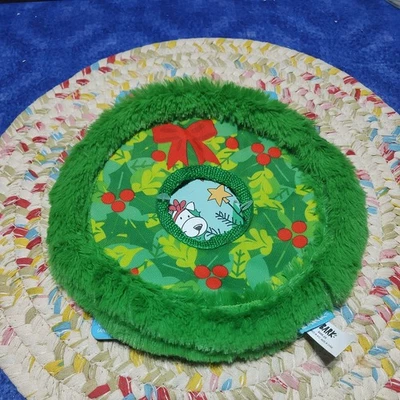 Bark BarkBox Christmas WREATH TOSS  Dog  FRISBEE  Toy Fetch Play Time - Image 1 of 4