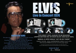Elvis Presley 2LP + bonus single - Elvis in Concert - (New & Sealed) - Picture 1 of 1