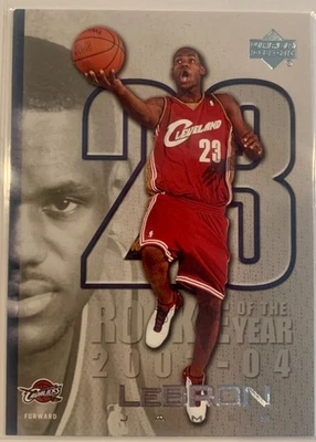 LeBron James 2005 Upper Deck Rookie of Year Insert #LJ21 Cavaliers - Image 1 of 2