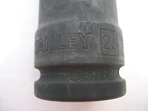 NUEVO STANLEY 3/4 in Drive 26 mm toma de impacto profundo 6 puntos - Imagen 1 de 3