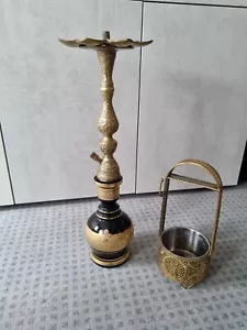 Kahveci türkische Tradi Shisha mit Egermann Bowl und El Nefes Lotusteller - Bild 1 von 3