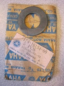 YAMAHA CLUTCH THRUST WASHER PLATE AT CT DT MX RD YZ 1968-1977 NOS OEM 174-16154 - Imagen 1 de 6