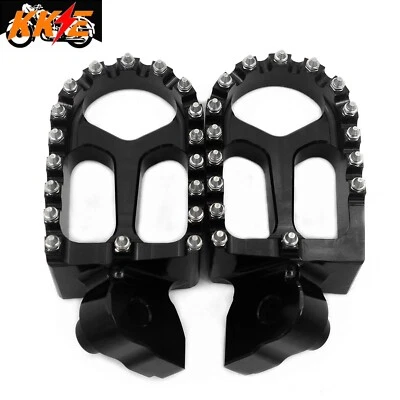 Juego de estriberas KKE CNC negras para Husqvarna CR WR TXC SM 125 250 450R 510 1999-2013 Foto 1 de 4