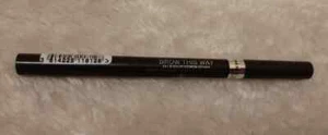 Lápiz definidor de cejas RIMMEL London Brow This Way en negro suave - Imagen 1 de 1