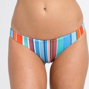 RVCA NWT HORIZON REVERSIBLE STRIPE Bottom L - Picture 1 of 6