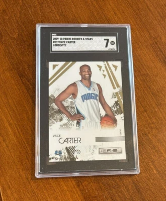 Vince Carter 2009-10 Rookies Stars Longevity #72 Tar Heels Magic Raptors SGC HOF - Image 1 of 2