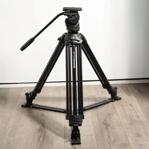 Sachtler FSB 6 Fluid Head / Manfrotto 546GB Tripod & Ground Spreader - Picture 1 of 9